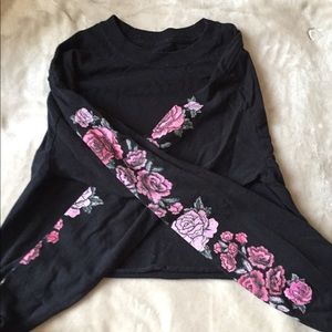 Rose crop top